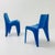 Blue Space Age Blue BA1171 Chairs by Helmut Bätzner for Bofinger, Germany, 1970s For Sale - Image 8 of 11