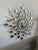 Great Vintage Silver Plate Sunburst Mirror