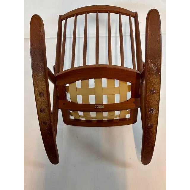 Vintage Danish Rocking Chair by Bramin Mobler For Sale - Image 14 of 15