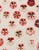 English Micro Pansy in Linen Large Napkins Set of 2 For Sale - Image 3 of 5