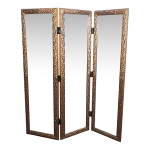 1950s Giltwood Screens Mirror and Room Dividers