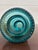 Glass Vintage Hemingray 42 Aqua Teal Glass Insulator For Sale - Image 7 of 7