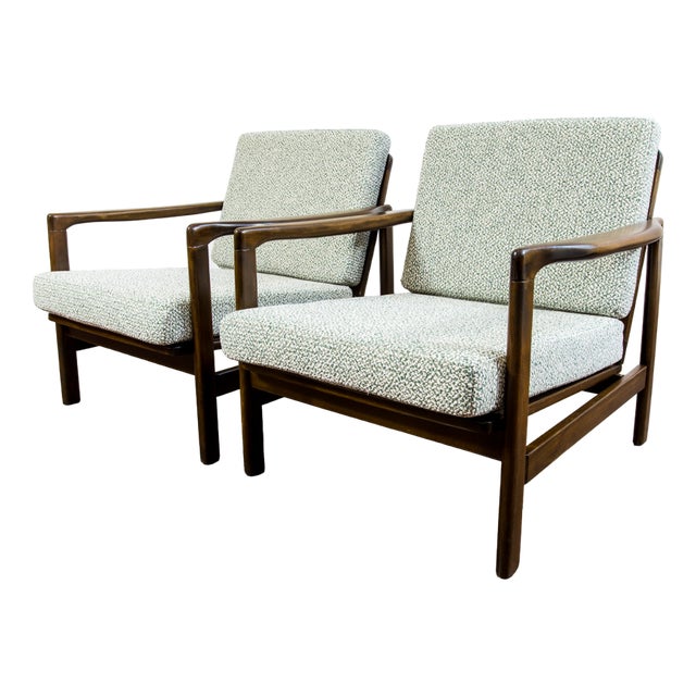 Set of Mid-Century Chairs by Zenon Bączyk, 1960s For Sale
