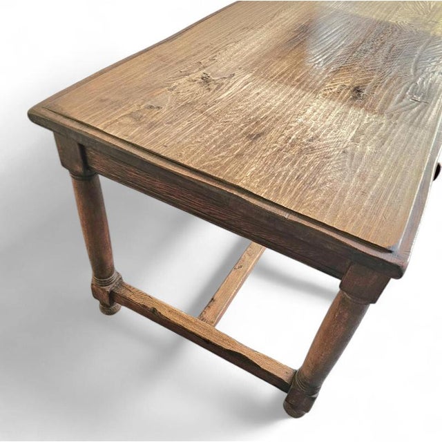 French Oak Dining Table or Desk, 1900s For Sale - Image 11 of 15