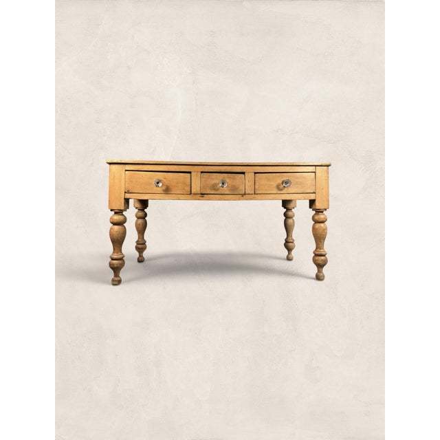 Built for the rhythm of a working kitchen, this harvest table has the kind of presence that only comes from a century of...