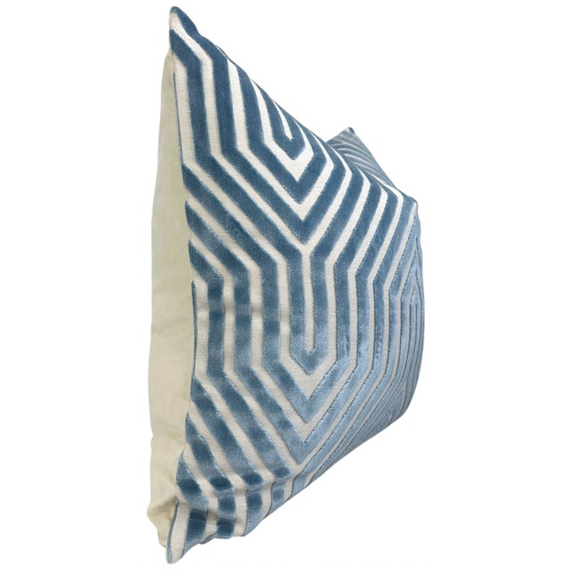 Vanderbilt Velvet Pillow Cover ⭐️ Ships Within 2 Days On the Front: Vanderbilt Velvet Fabric On the Back: Ivory Linen or...