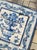 Antique 18th Century Portuguese Blue & White Floral Bouquet Tile Panel For Sale - Image 16 of 17