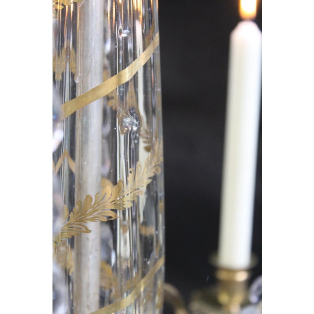 Neoclassical Chandelier in Bronze and Crystal For Sale - Image 14 of 18