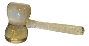 Vintage Val St. Lambert "Don’t Judge This!" Crystal Gavel