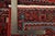 Hamedan Rug 2’10” X 4’6” Red Wool Vintage Tribal Hand-Knotted Carpet For Sale - Image 10 of 10