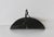 Vintage Curved Hammered Cradle Black Metal Firewood Log Holder Wire Wrapped Handle For Sale - Image 4 of 15
