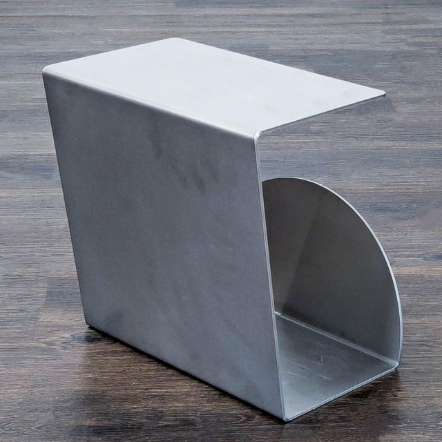 Koge Design Stainless Steel Side Table For Sale In San Francisco - Image 6 of 6