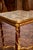 1990s French Louis XVI Mahogany Marble Top Side Table For Sale - Image 9 of 11