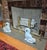 English Pair of Antique Old Staffordshire Dogs With Newcomb Collage in New Orleans Provenance For Sale - Image 3 of 15