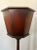 Rich mahogany lined planter on brass-footed stand, in a classic design from True Grand Rapids Imperial Cabinet Maker....