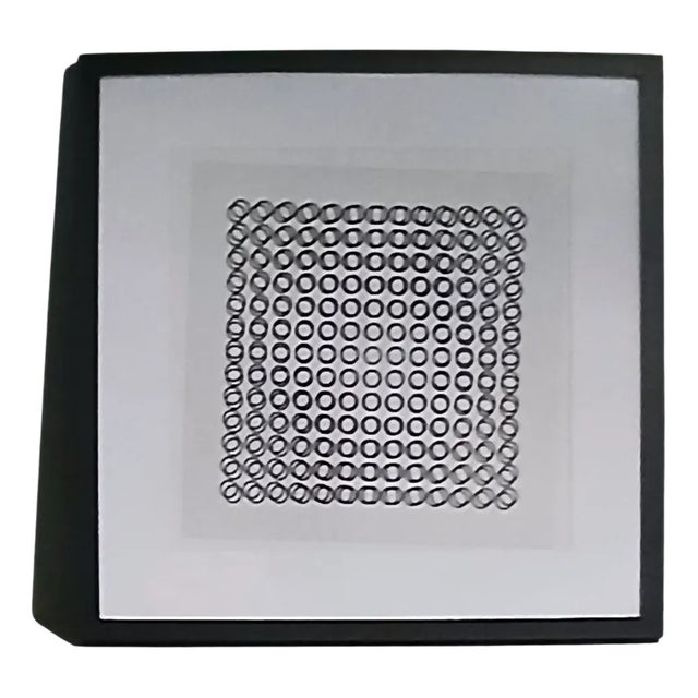 Victor Vasarely, After Deep Kinetic Work from the Portfolio, 1973, Silkscreen, Framed For Sale