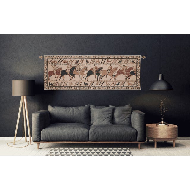 This beautiful tapestry is woven on a jacquard loom by skilled weavers, keeping alive the centuries old tradition of...