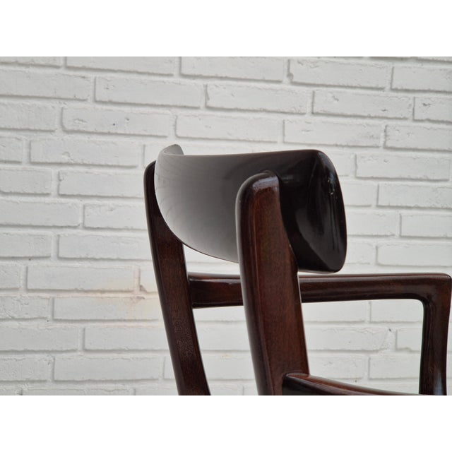 Wood Vintage Danish Chair by Ole Wanscher, 1960s For Sale - Image 7 of 18