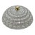 Vintage Art Deco Style Clear Glass Flush Mount Ceiling Light Shade For Sale