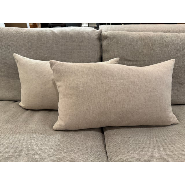 Textile Thom Filicia Home Collection Frost Buckle Lumbar Pillows, Pair For Sale - Image 7 of 12