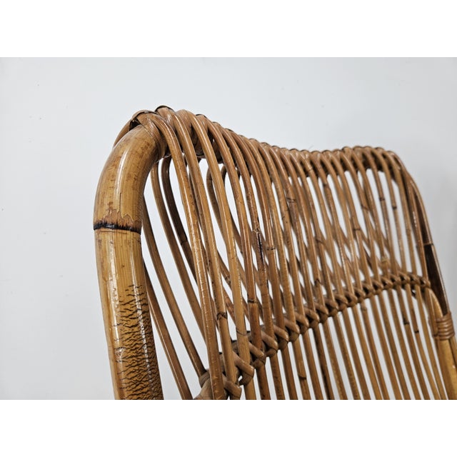Vintage Wicker Armchairs, 1970, Set of 2 For Sale - Image 6 of 13