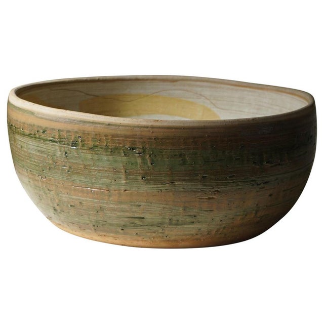 Mid Century Ceramic Bowl by Hanne Schneider for Axel Salto, 1988 For Sale - Image 6 of 6