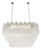 Italian Murano Glass Chandelier with Clear Tronchi Elements by Simoeng for Simoeng For Sale