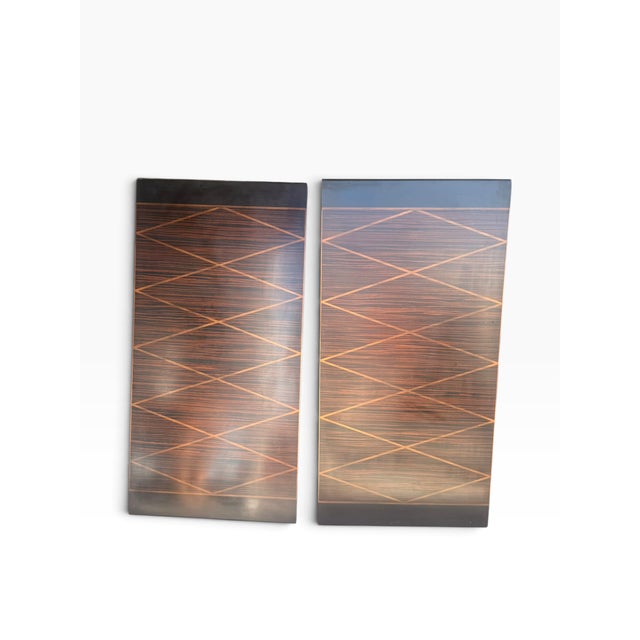 Henredon Late 20th Century Neoclassical Zebrawood Inlaid Ebonized Dining Table, Attributed to Ralph Lauren for Henredon For Sale - Image 4 of 18
