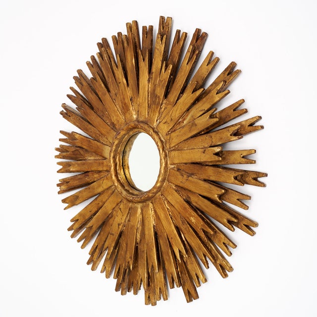 Spanish Spanish Vintage Sunburst Mirrors For Sale - Image 3 of 9