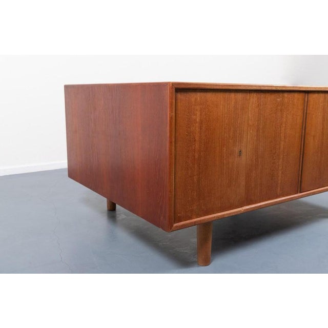 Modern Danish Architectural Teak Desk, 1950s For Sale - Image 16 of 18