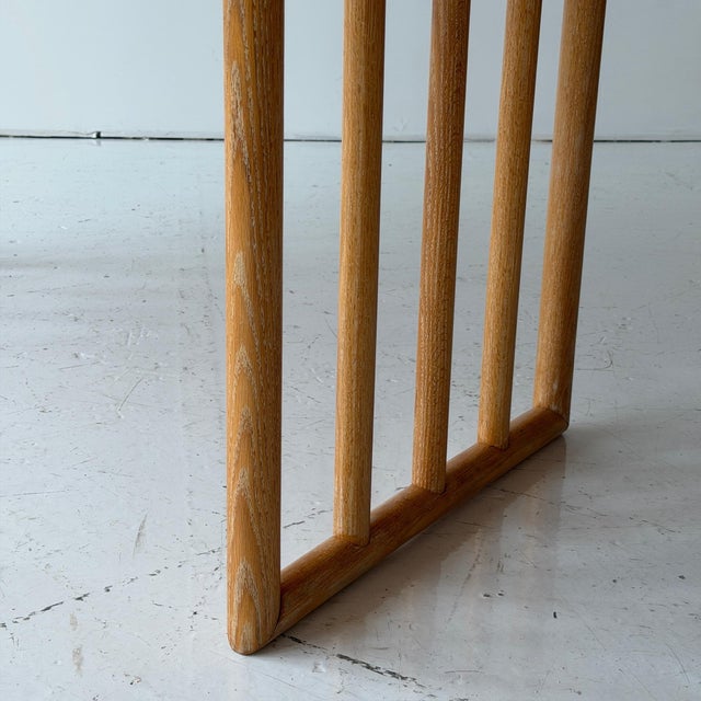 Wood 1950s American Studio Made Blonde Oak Dining Table/Desk For Sale - Image 7 of 9