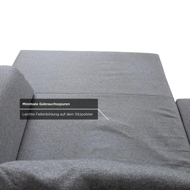 Gray Freistil Corner Sofa in Grey Fabric from Rolf Benz For Sale - Image 8 of 15