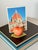 Italian Vintage Italian Alabaster Peach Apple Photo or Notepad Stand For Sale - Image 3 of 9