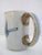 Ceramic Ken Edwards El Palomar Blue Bird Flowers Mexican Tonala Folk Art Coffee Cup Pair For Sale - Image 7 of 14
