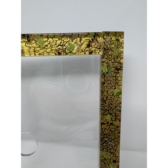 Murano Glass Picture Frame For Sale - Image 4 of 5