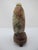 Early 20th Century Chinese Pebble Form Russet Jasper Snuff Bottle on Carved Wood Stand For Sale - Image 5 of 8