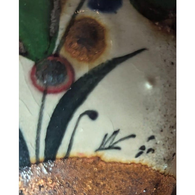 1970s "El Palomar" Tonalá Mexico Ceramic Sun & Moon Vase by Jorge Wilmot For Sale - Image 10 of 10