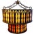 Late 20th Century Monumental Bespoke Hand-Forged Iron Gothic Chandelier With Mica Panels For Sale - Image 12 of 13