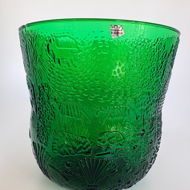 Glass Bowl Fauna by Oiva Toikka (1931-2019) for Arabia/Nuutajärvi, 1970s For Sale - Image 7 of 7