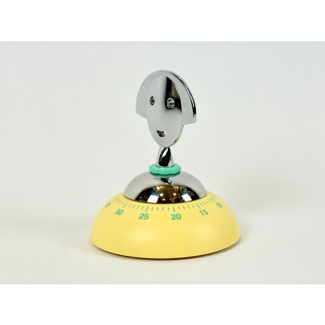Vintage Kitchen Timer by Alessandro Mendini for Alessi, Italy, 1999, in Flawless conditions. Designed 1990 to 1999 This...