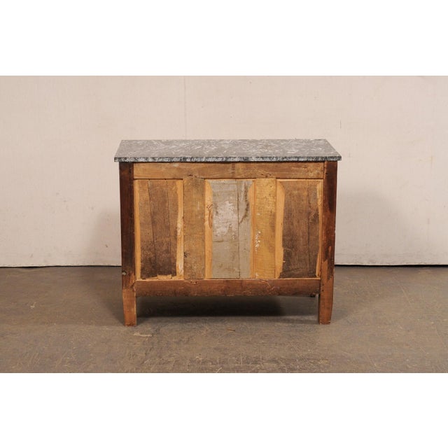 19th Century French Louis XVI Commode W/ Original Marble For Sale In Atlanta - Image 6 of 11