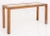 Chestnut Widdicomb Manner Modern Wood and Glass Table, 1980s For Sale - Image 8 of 10