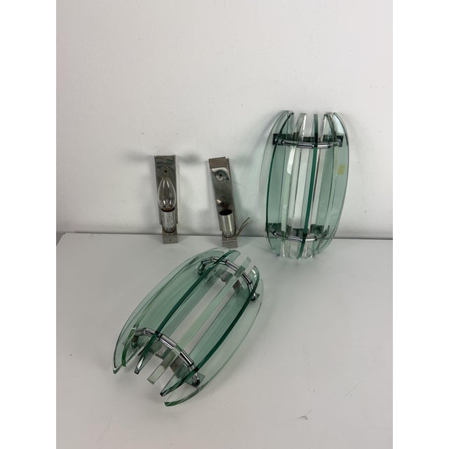 Wall Lamps in Murano Glass from Veca, Italy, 1970s, Set of 2 For Sale - Image 13 of 18