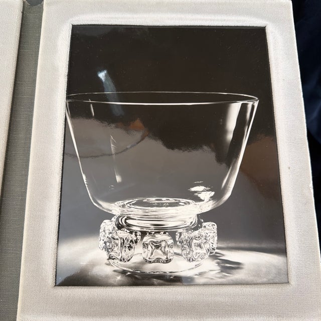 Mid 20th Century Steuben Crystal Footed Pedestal Punch Bowl For Sale - Image 11 of 11