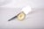 Black Lacquered Horn-Form Wall Lamp with Brass Mount and Opaline Glass Shade, 1950s For Sale - Image 6 of 8