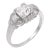 1930s Art Deco Gia 0.90 Carat Old Mine Cut Diamond Platinum Engagement Ring, Size 6 For Sale