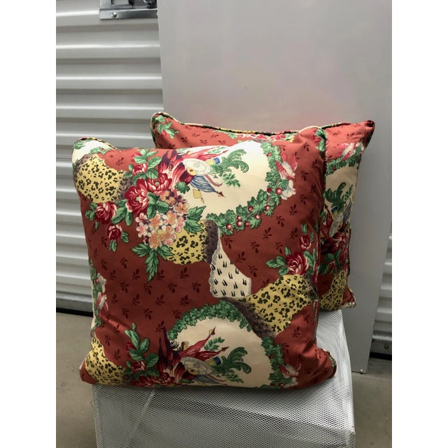 Brunschwig & Fils 2000s Brunschwig and Fils Pillows- a Pair For Sale - Image 4 of 4