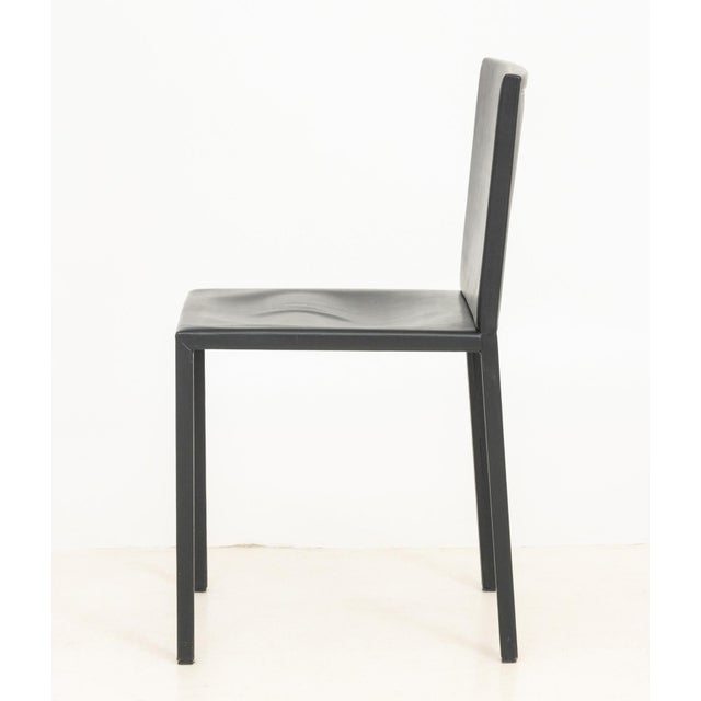 Fabian Baron X Capellini Leather Side Chair For Sale In New York - Image 6 of 7