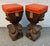 Hand-Carved Mid-Century Witco Tiki Bar and Stool Set, 3 Pieces For Sale - Image 13 of 17