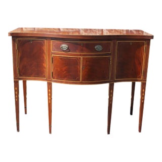 Kittinger Mahogany Brandy Board Server With Bellflower Inlay For Sale